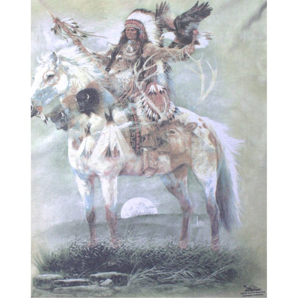 Vintage The Mountain Horse Tie Dye T-Shirt XL Ruanne Manning 2005